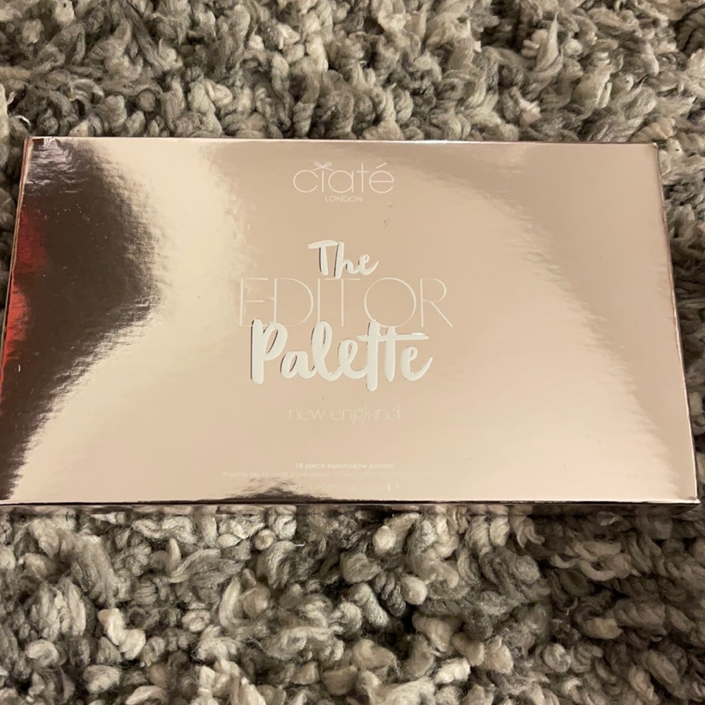 Eyeshadow palette, swatched, but brand new